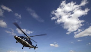 В Лондоне вертолет врезался в строительный кран