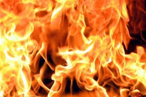 При пожаре в Запорожье травмировался человек